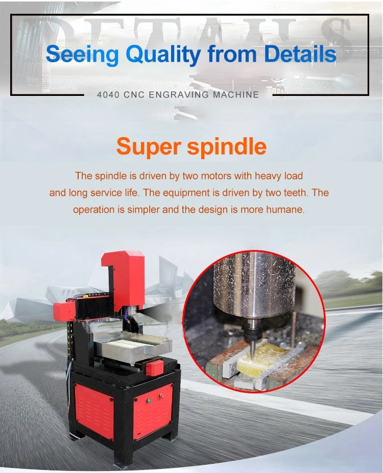 6060 Mini Router CNC Metal CNC Router for Cutting Engraving Aluminum Model